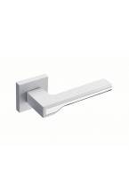 Ручка дверная FANTOM ELEMENTS 100-50 матовый белый хром блест 