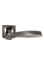 Ручка дверная MORELLI DIY MH-45 GR/CP-S55 графит/полир. хром