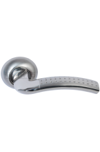 AL 510-08 BIG SN/NP никель мат./никель блест. Ручка для межкомнатных дверей
