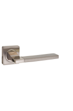 AL 524-02 SN/NP никель мат./никель блест. Ручка для межкомнатных дверей