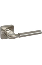 ЛОРЕНЦО DH 59-02 SN/NP Никель матовый никель блестящий Ручка для межкомнатных дверей