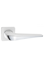 ФИОРЕ DH 425-02 SW/CP Супер белый/хром блестящий Ручка для межкомнатных дверей