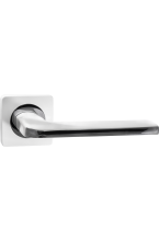 КЕРАСКО INDH 97-02 SW/CP Супер белый/хром блестящий Ручка для межкомнатных дверей