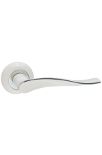 МОДЕНА DH 427-08 W/CP Белый хром Ручка для межкомнатных дверей