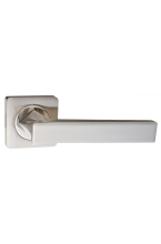РАВЕННА DH 302-02 SN Никель матовый Ручка для межкомнатных дверей