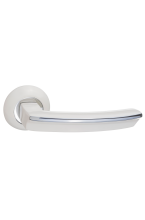 РОВИГО DH 428-08 W/CP Белый хром Ручка для межкомнатных дверей