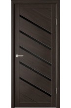 Сингапур Темный кипарис черное стекло межкомнатная дверь