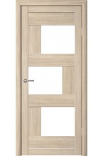 Стокгольм Лиственница мокко молочное стекло межкомнатная дверь