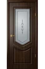 Рафаэль 1 Антик дуб матовое стекло рис. "Ренесанс" межкомнатная дверь