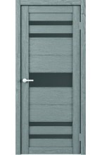 Тренд Т-10 Eco Tex Ясень дымчатый стекло графит межкомнатная дверь