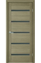 Тренд Т-2 Eco Tex Лиственница латте стекло графит межкомнатная дверь