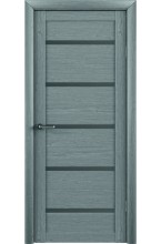 Тренд Т-2 Eco Tex Ясень дымчатый стекло графит межкомнатная дверь