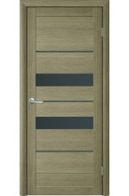 Тренд Т-4 Eco Tex Лиственница латте стекло графит межкомнатная дверь