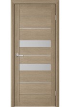 Тренд Т-4 Eco Tex Лиственница латте матовое стекло межкомнатная дверь