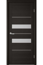 Тренд Т-4 Eco Tex Лиственница темная матовое стекло межкомнатная дверь