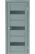 Тренд Т-7 Eco Tex Ясень дымчатый стекло графит межкомнатная дверь