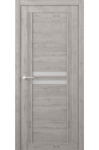 Каролина Soft touch Графит матовое стекло межкомнатная дверь