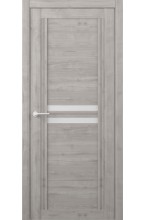 Каролина Soft touch Графит молочное стекло межкомнатная дверь