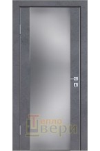 Диана Бетон темный триплекс серый межкомнатная дверь