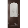GLSigma-32 ДО худ.матирование (венге) межкомнатная дверь