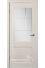 Greenline GLAtum С6 (беленый дуб) стекло матовое межкомнатная дверь