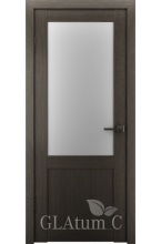 Greenline GLAtum С2 (дуб серый) межкомнатная дверь