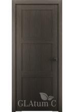 Greenline GLAtum С3 (дуб серый) межкомнатная дверь