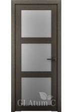 Greenline GLAtum С4 (дуб серый) межкомнатная дверь