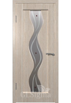 Greenline GLSigma 42 (беленый дуб) межкомнатная дверь