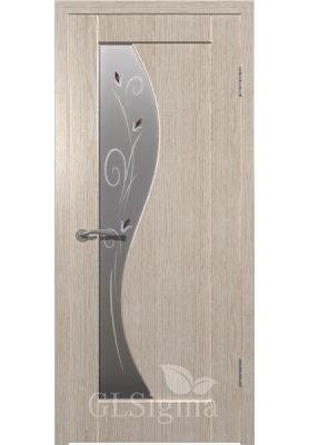 Greenline GLSigma 52 (беленый дуб) межкомнатная дверь