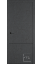 Urban Z 2 Jet loft алюминивая кромка межкомнатная дверь