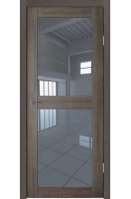 Ex 70/2 Дуб грей зеркало графит межкомнатная дверь