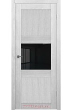 Ex 73/1 Ривьера айс черное стекло межкомнатная дверь