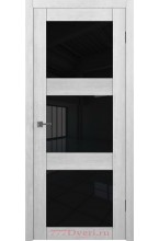 Ex 73/3 Ривьера айс черное стекло межкомнатная дверь