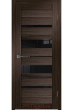 Ex Pro 4 венге черное стекло межкомнатная дверь