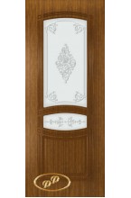 Троя-1 ДО (орех) межкомнатная дверь