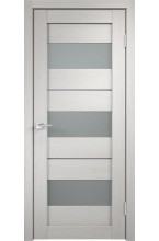 DUPLEX 12 Дуб беленый матовое стекло межкомнатная дверь