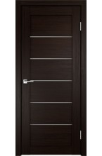 Linea 1 Венге матовое стекло межкомнатная дверь