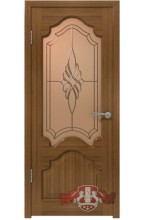 Венеция 11ДО3 (орех) межкомнатная дверь