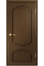 Кристалл ДГ (орех) межкомнатная дверь