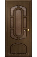 Кристалл ДО (орех) межкомнатная дверь