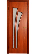 стекло,с-7 (итальянский орех) межкомнатная дверь